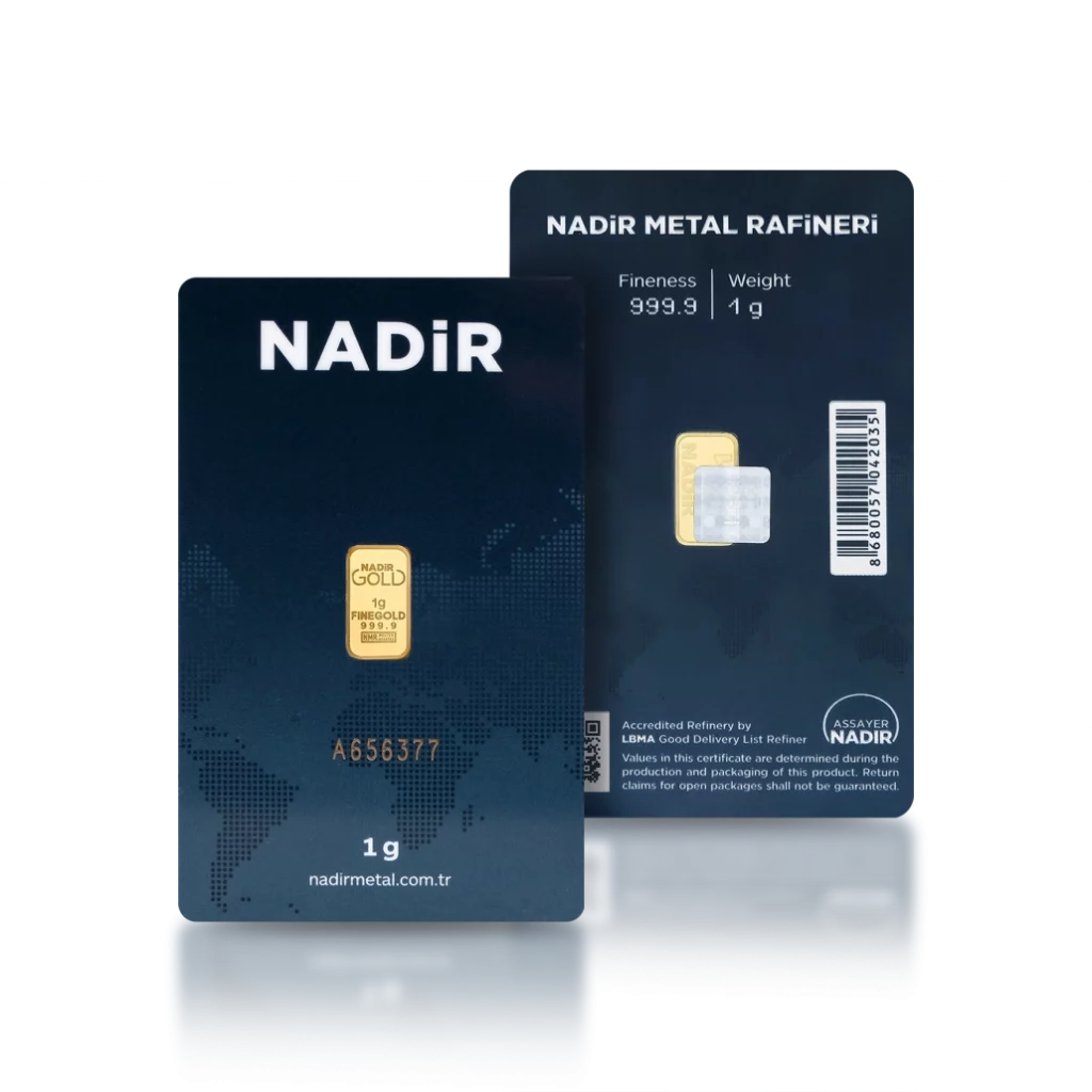 Nadir Goldbarren mit Zertifikat