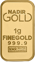 Nadir 1-Gramm-Goldbarren